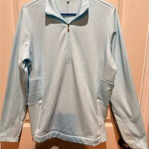 Nike Golf Therma-Fit Light Blue Pullover